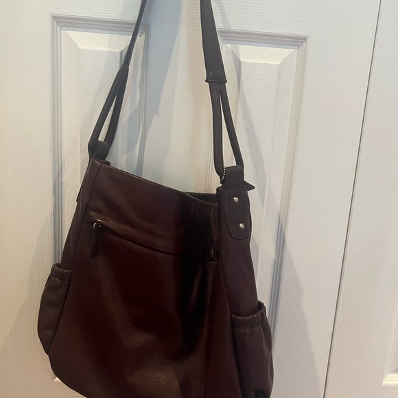 Slouchy Osgood Marley Brown Leather Shoulder Bag - Picture 1 of 7